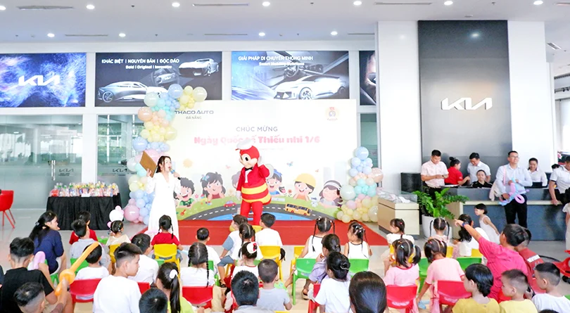 Nhộn nhịp chương trình “Chăm lo con CBNV nhân ngày Quốc tế thiếu nhi 1/6” năm 2026 tại Showroom Liên Chiểu