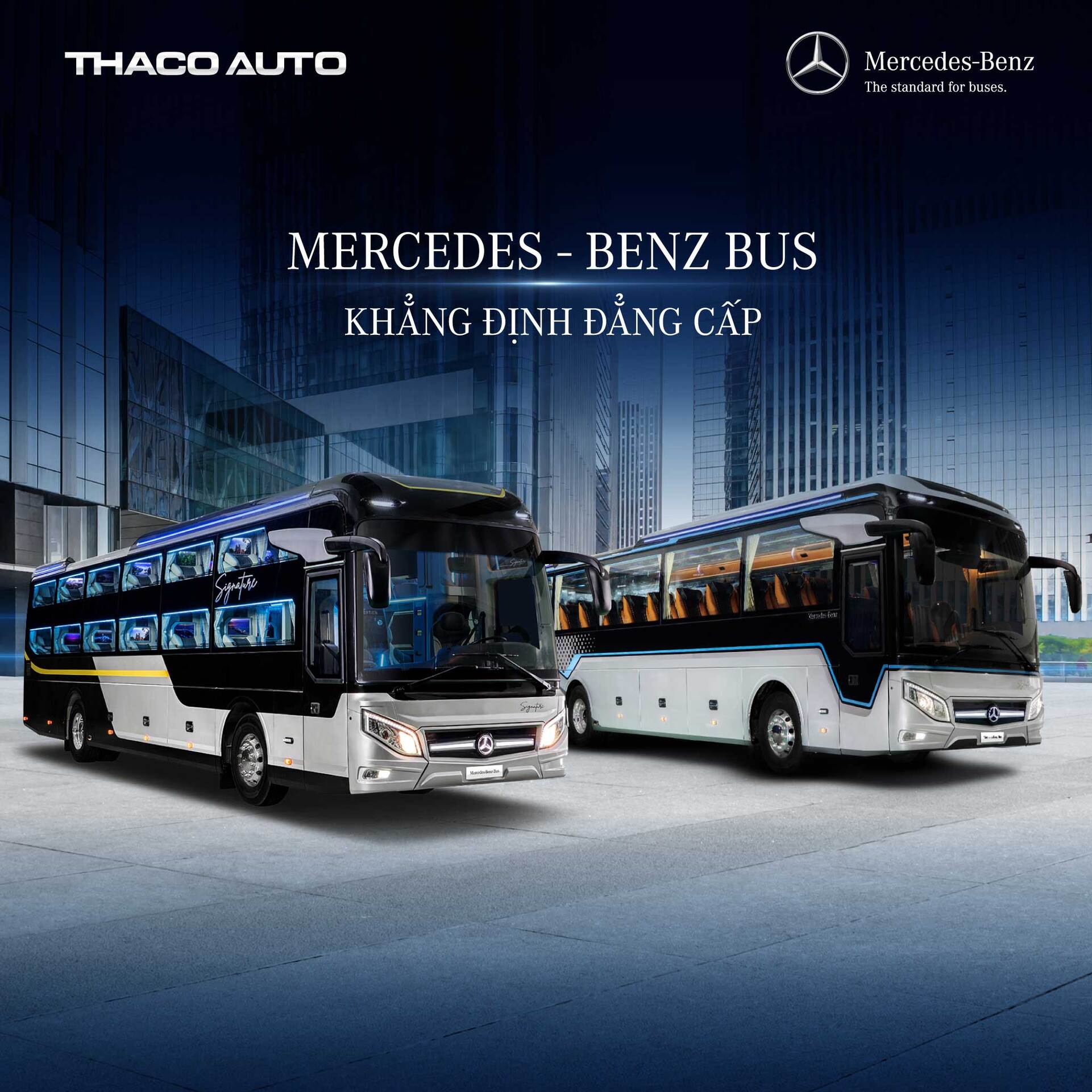 Xe bus cao cấp Mercedes-Benz: Khẳng định đẳng cấp