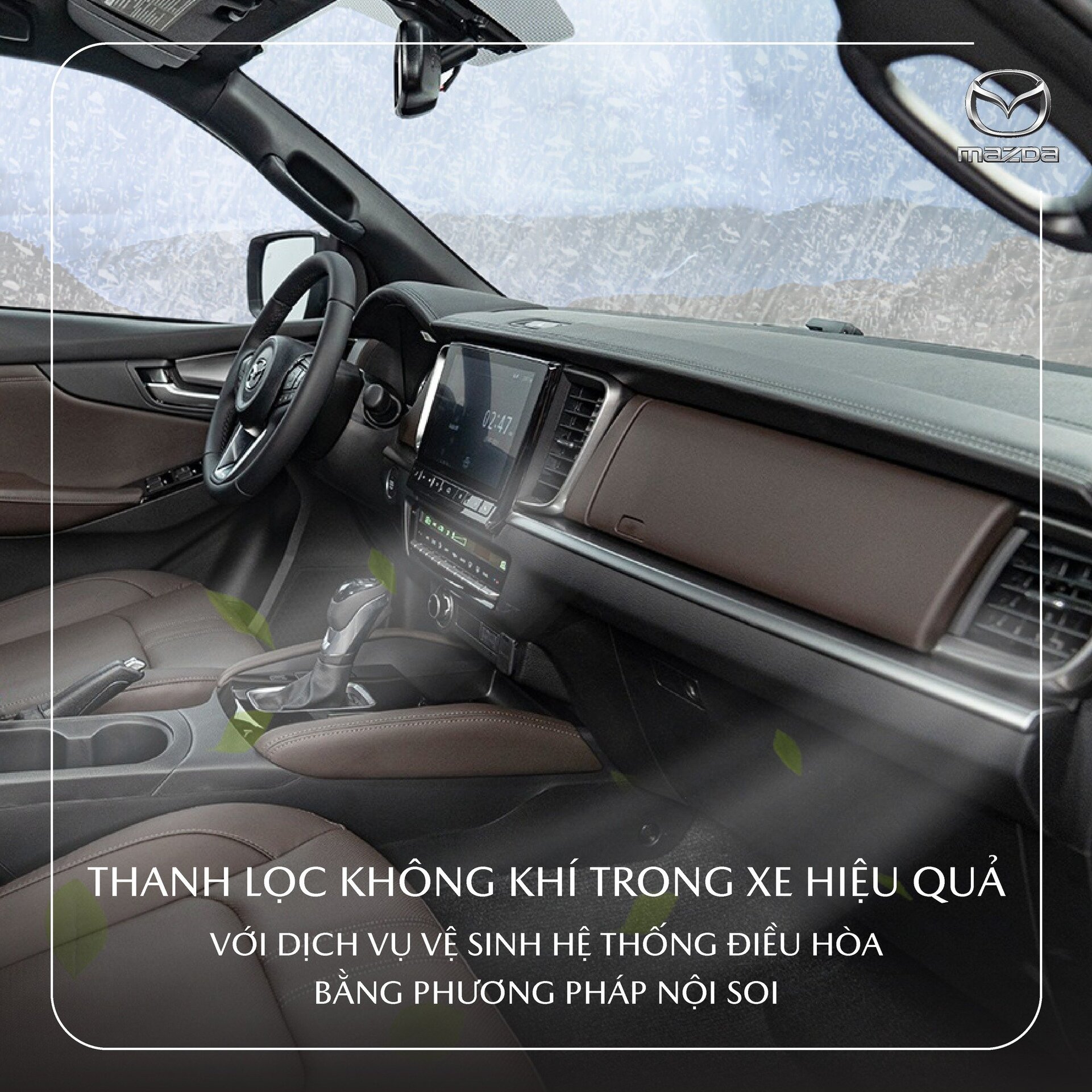 Mazda ứng dụng công nghệ nội soi vệ sinh hệ thống điều hòa